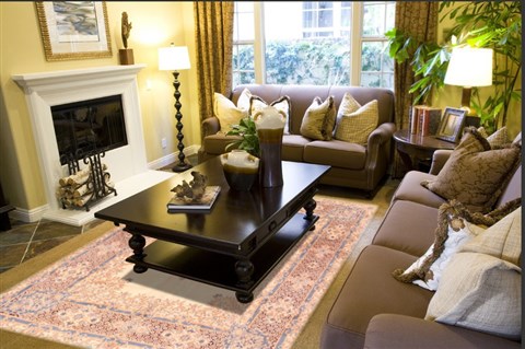 Kerman White Hand Knotted 80 X 109  Area Rug 400-16973 Image 3