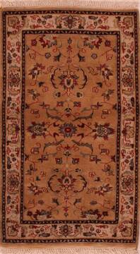 Sino-Persian Beige Hand Knotted 3'0" X 5'0"  Area Rug 400-16979