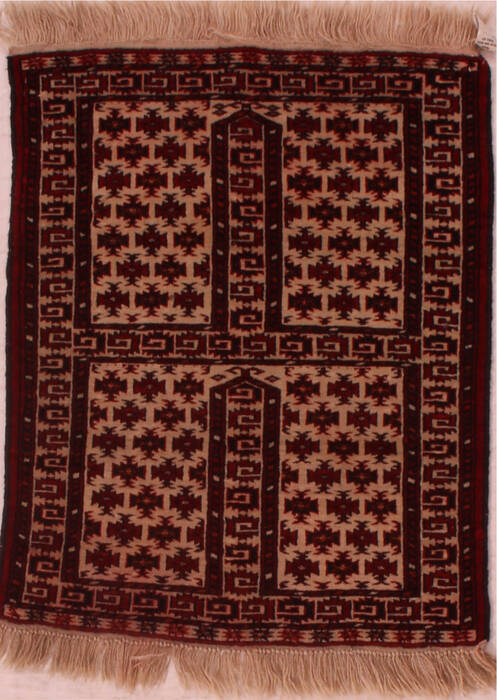 Turkman White Hand Knotted 20 X 40  Area Rug 400-17009 Image 0