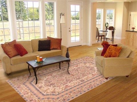 Kayseri White Hand Knotted 60 X 90  Area Rug 400-17056 Image 4