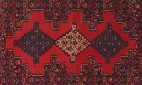 Kilim Red Hand Knotted 30 X 40  Area Rug 400-17063 Image 2