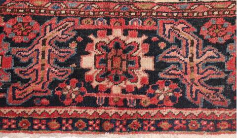 Heriz Red Hand Knotted 101 X 137  Area Rug 400-17072 Image 6