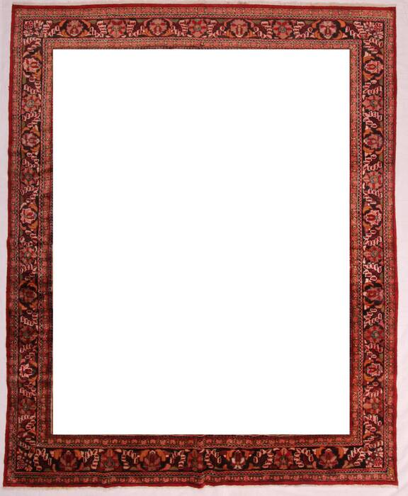 Lilihan Red Hand Knotted 102 X 126  Area Rug 400-17095 Image 6