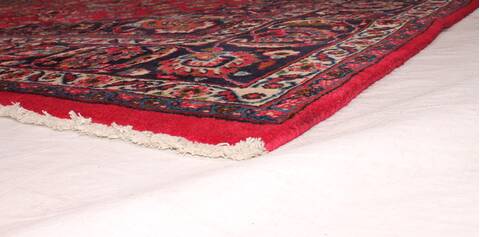 Mashad Purple Hand Knotted 98 X 126  Area Rug 400-17099 Image 14