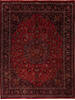 Mashad Purple Hand Knotted 98 X 126  Area Rug 400-17099 Thumb 0
