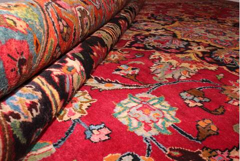 Mashad Purple Hand Knotted 910 X 135  Area Rug 400-17101 Image 13