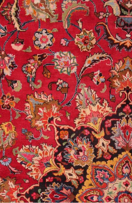Mashad Purple Hand Knotted 910 X 135  Area Rug 400-17101 Image 14