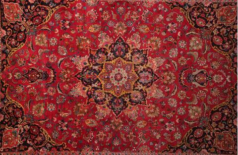 Mashad Purple Hand Knotted 910 X 135  Area Rug 400-17101 Image 16