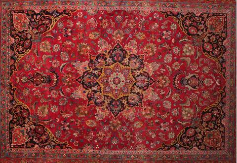 Mashad Purple Hand Knotted 910 X 135  Area Rug 400-17101 Image 4