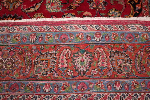 Mashad Purple Hand Knotted 910 X 135  Area Rug 400-17101 Image 10