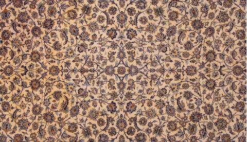 Kashan White Hand Knotted 911 X 135  Area Rug 400-17105 Image 4
