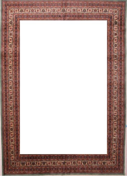 Bidjar Blue Hand Knotted 98 X 137  Area Rug 400-17118 Image 2