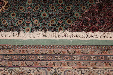 Bidjar Blue Hand Knotted 98 X 137  Area Rug 400-17118 Image 7