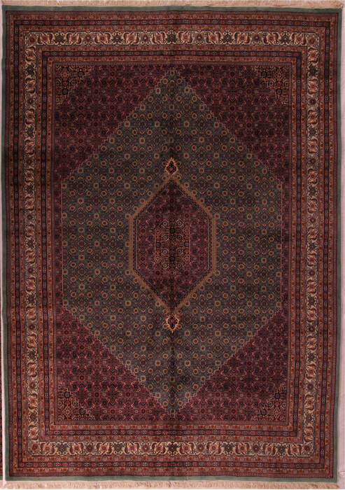 Bidjar Blue Hand Knotted 98 X 137  Area Rug 400-17118 Image 0