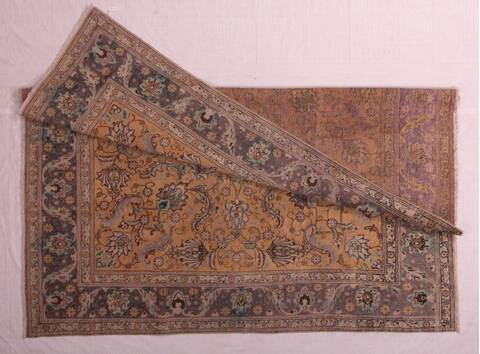 Tabriz Purple Square Hand Knotted 97 X 102  Area Rug 400-17119 Image 22