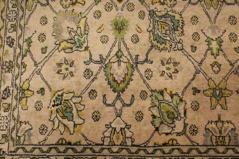 Tabriz Purple Hand Knotted 911 X 1210  Area Rug 400-17125 Image 10