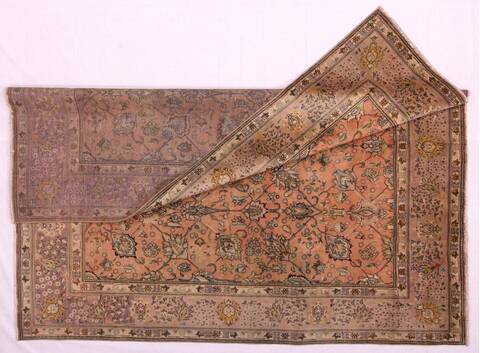 Tabriz Orange Square Hand Knotted 911 X 114  Area Rug 400-17126 Image 22