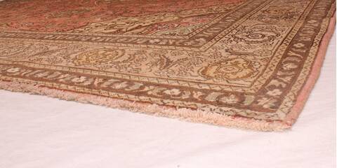 Tabriz Red Hand Knotted 910 X 130  Area Rug 400-17129 Image 14
