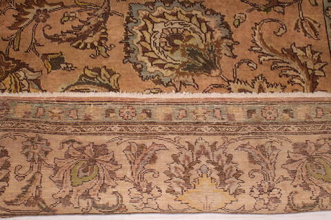 Tabriz Purple Square Hand Knotted 95 X 98  Area Rug 400-17136 Image 12