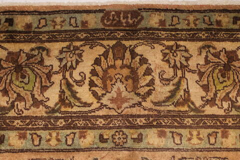 Tabriz Purple Square Hand Knotted 95 X 98  Area Rug 400-17136 Image 8
