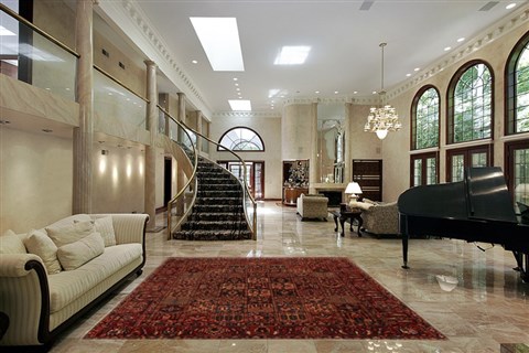 Bakhtiar Brown Hand Knotted 105 X 130  Area Rug 400-17146 Image 1