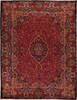 Kashmar Purple Hand Knotted 99 X 129  Area Rug 400-17150 Thumb 0