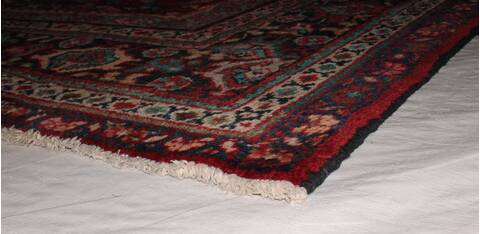 Mahal Red Square Hand Knotted 105 X 107  Area Rug 400-17154 Image 10