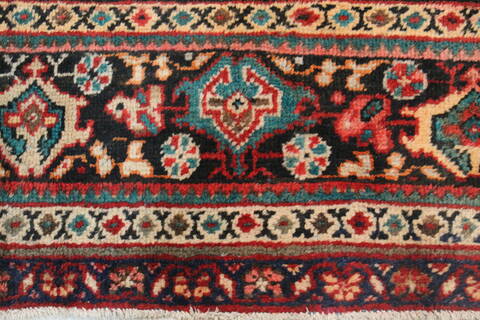Mahal Red Square Hand Knotted 105 X 107  Area Rug 400-17154 Image 3