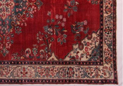 Lilihan Red Hand Knotted 104 X 1310  Area Rug 400-17156 Image 1