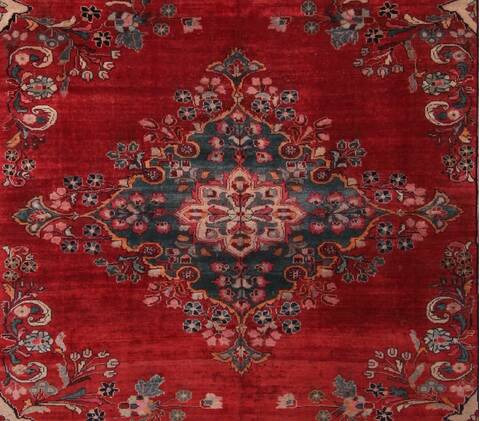 Lilihan Red Hand Knotted 104 X 1310  Area Rug 400-17156 Image 2