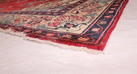 Lilihan Red Hand Knotted 104 X 1310  Area Rug 400-17156 Image 5