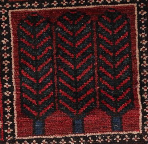 Bakhtiar Red Hand Knotted 102 X 1311  Area Rug 400-17160 Image 16