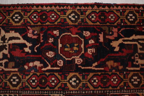 Bakhtiar Red Hand Knotted 102 X 1311  Area Rug 400-17160 Image 28