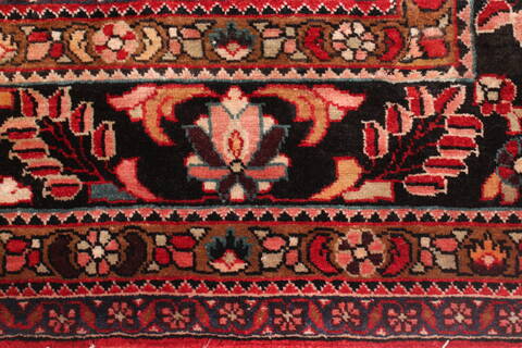 Mahal Red Hand Knotted 102 X 135  Area Rug 400-17164 Image 8