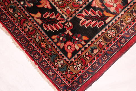 Mahal Red Hand Knotted 102 X 135  Area Rug 400-17164 Image 9