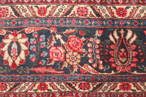 Khoy Black Hand Knotted 102 X 135  Area Rug 400-17165 Image 7