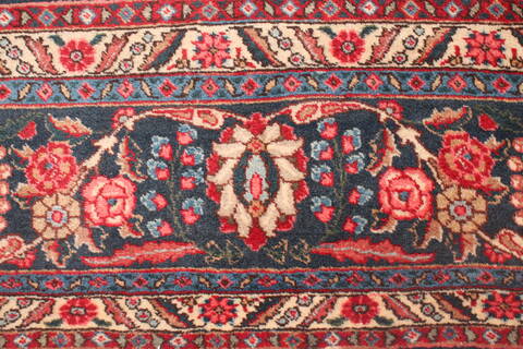 Khoy Black Hand Knotted 102 X 135  Area Rug 400-17165 Image 8