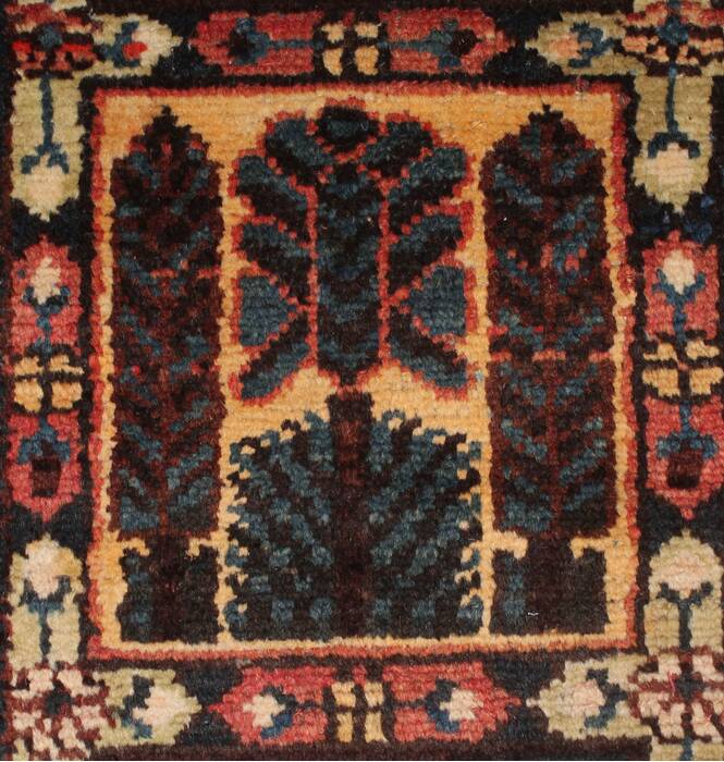 Bakhtiar Brown Hand Knotted 105 X 131  Area Rug 400-17170 Image 16