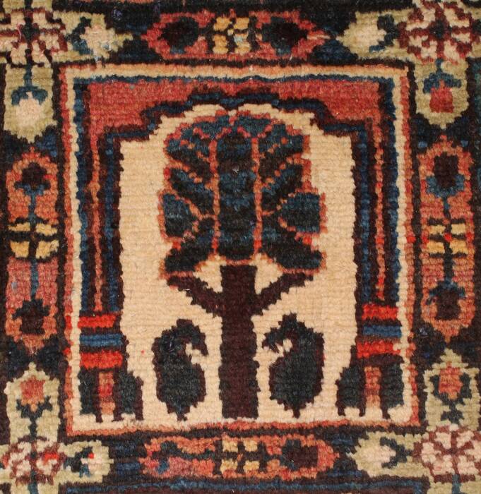 Bakhtiar Brown Hand Knotted 105 X 131  Area Rug 400-17170 Image 18
