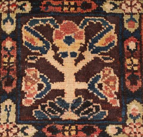 Bakhtiar Brown Hand Knotted 105 X 131  Area Rug 400-17170 Image 19