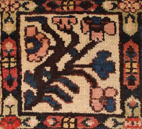 Bakhtiar Brown Hand Knotted 105 X 131  Area Rug 400-17170 Image 20