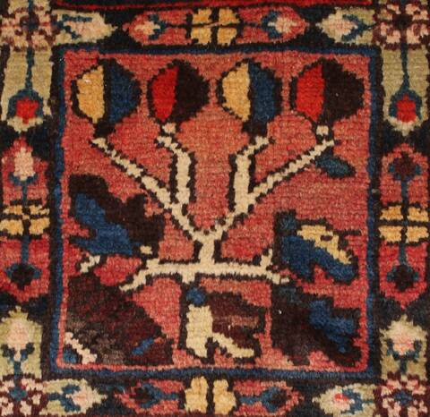 Bakhtiar Brown Hand Knotted 105 X 131  Area Rug 400-17170 Image 22