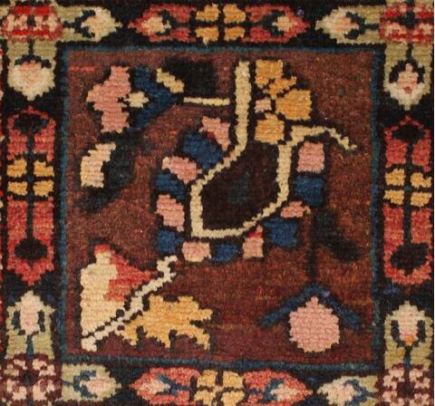 Bakhtiar Brown Hand Knotted 105 X 131  Area Rug 400-17170 Image 24