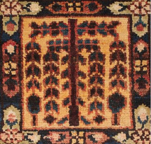 Bakhtiar Brown Hand Knotted 105 X 131  Area Rug 400-17170 Image 26