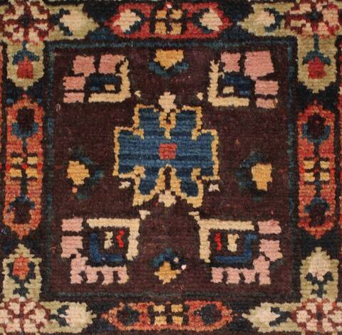 Bakhtiar Brown Hand Knotted 105 X 131  Area Rug 400-17170 Image 27