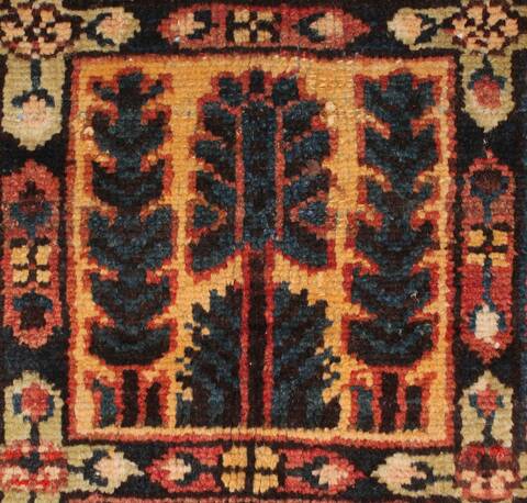 Bakhtiar Brown Hand Knotted 105 X 131  Area Rug 400-17170 Image 32