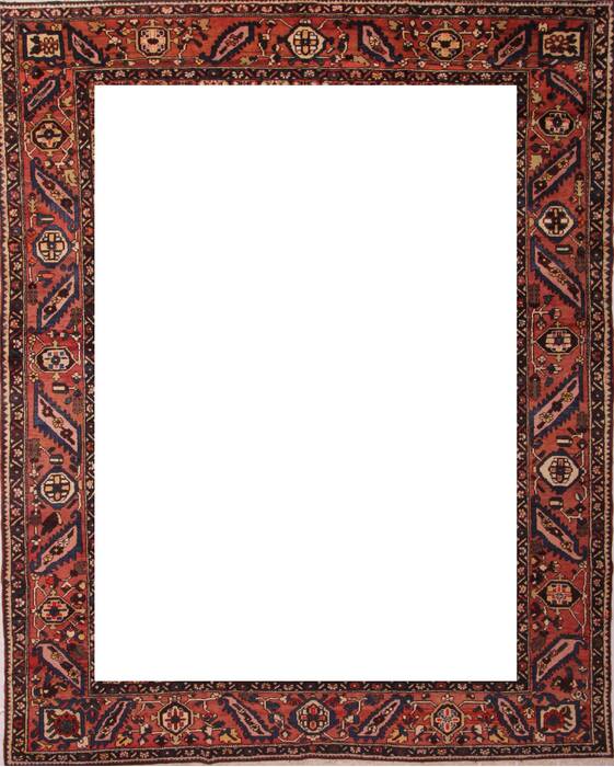 Bakhtiar Brown Hand Knotted 105 X 131  Area Rug 400-17170 Image 5