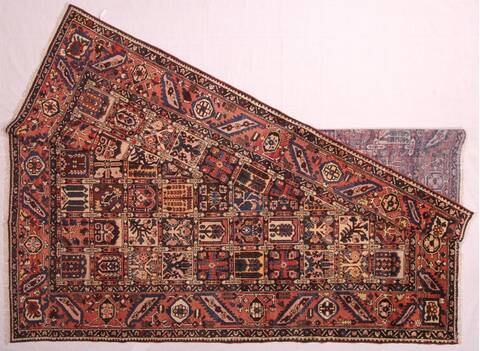 Bakhtiar Brown Hand Knotted 105 X 131  Area Rug 400-17170 Image 7