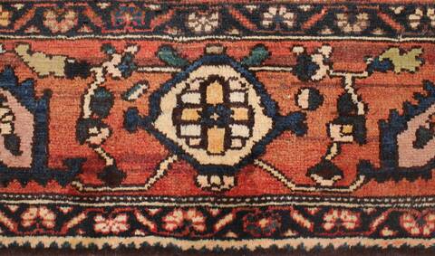 Bakhtiar Brown Hand Knotted 105 X 131  Area Rug 400-17170 Image 9