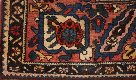 Bakhtiar Brown Hand Knotted 105 X 131  Area Rug 400-17170 Image 11